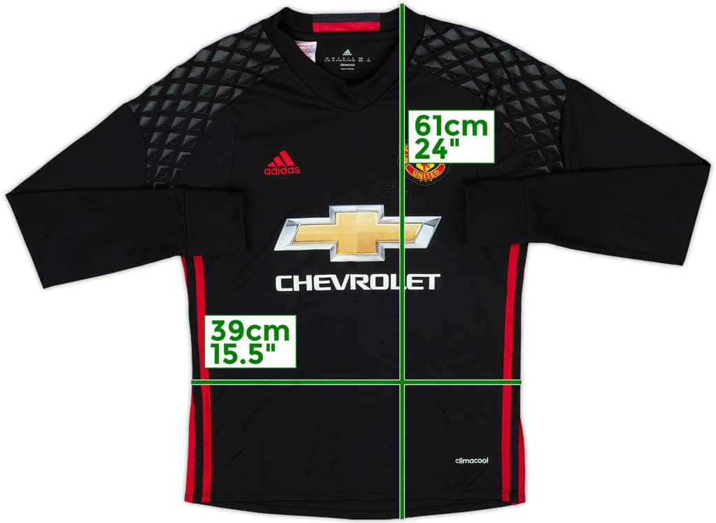 2016-17 Manchester United GK Shirt - 7/10 - (M.Boys)