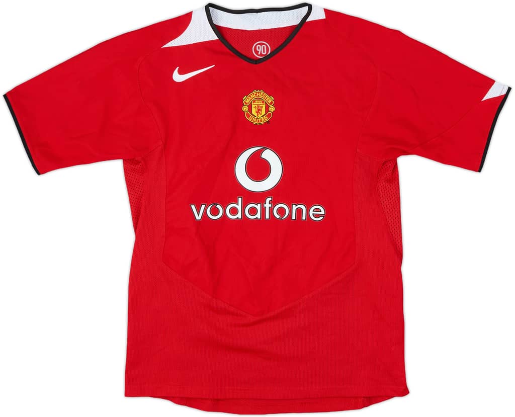 2004-06 Manchester United Home Shirt - 8/10 - (L.Boys)