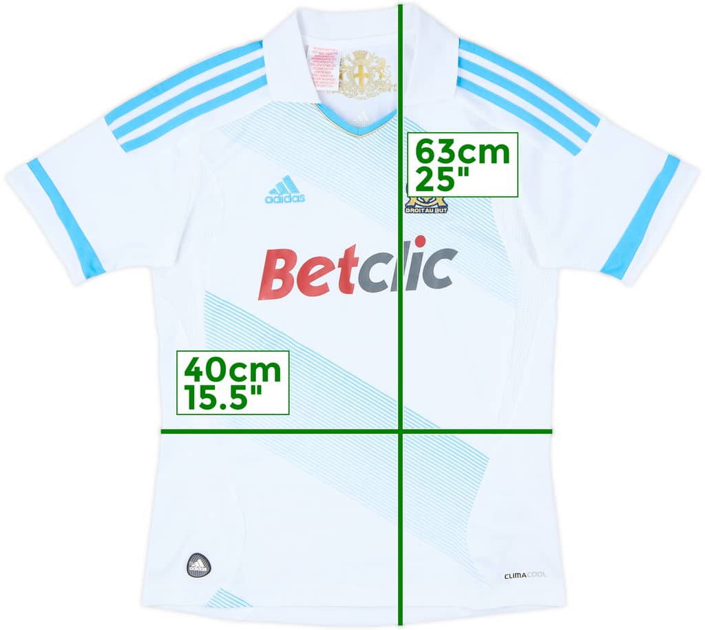 2011-12 Olympique Marseille Home Shirt - 8/10 - (M.Boys)