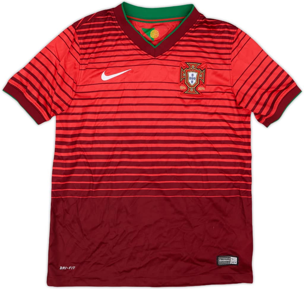 2014-15 Portugal Home Shirt - 8/10 - (M.Boys)