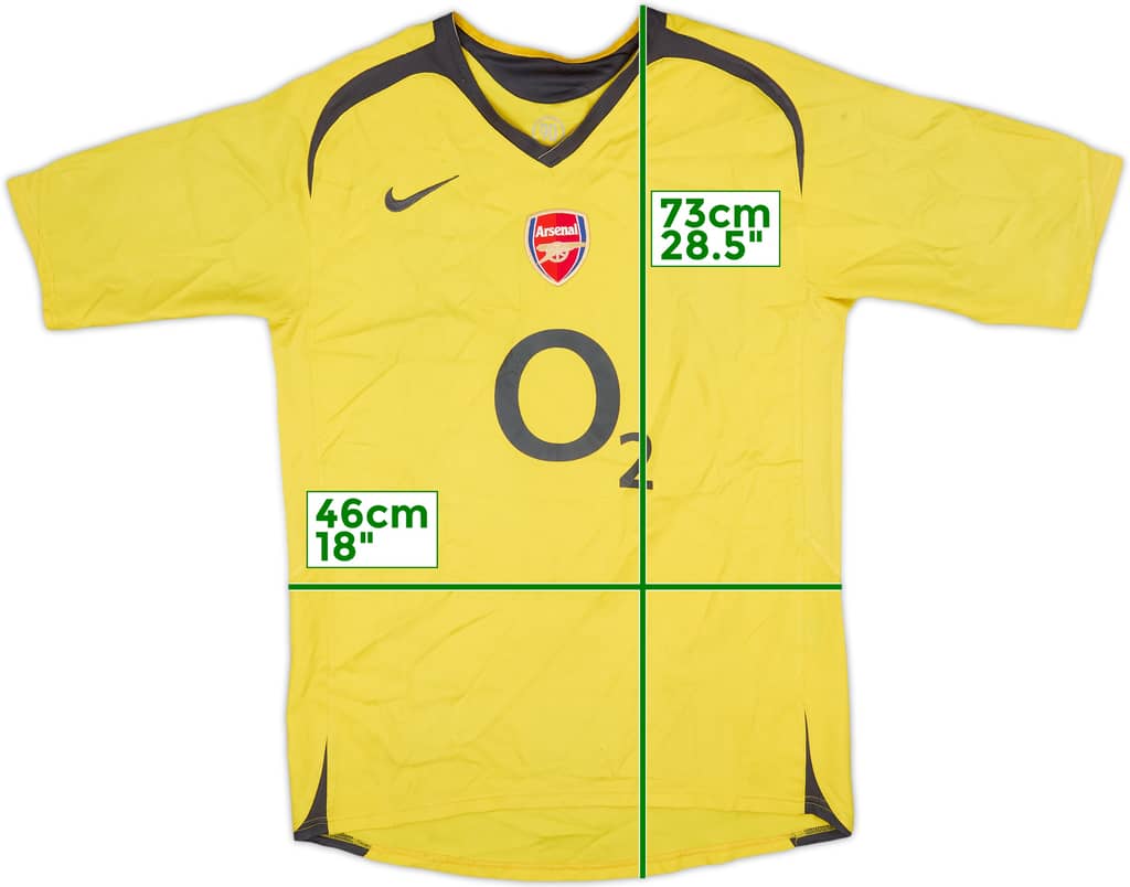 2005-06 Arsenal Away Shirt - 8/10 - (XL.Boys)