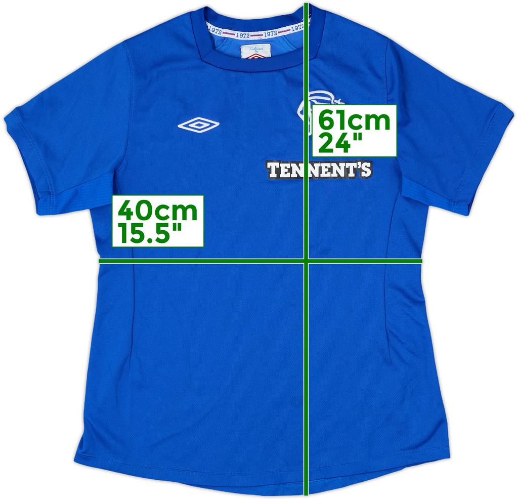 2012-13 Rangers Home Shirt - 7/10 - (Women's M)