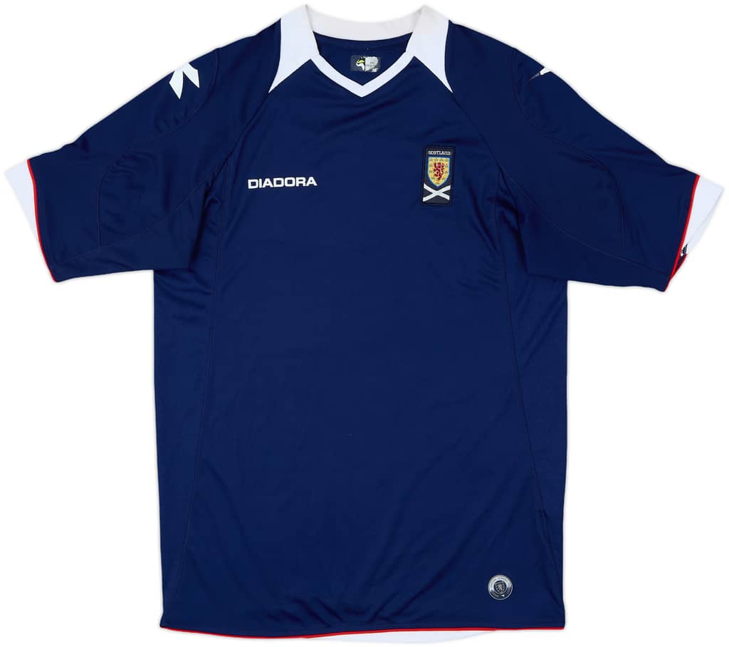 2008-09 Scotland Home Shirt - 7/10 - (XL.Boys)