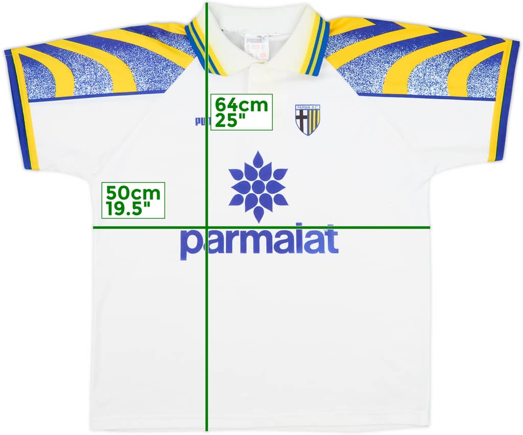 1995-97 Parma Basic Home Shirt - 5/10 - (XS)
