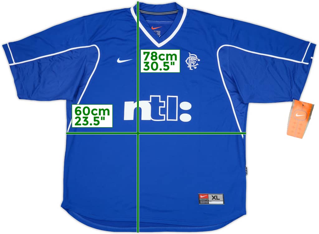 1999-01 Rangers Home Shirt (XL)