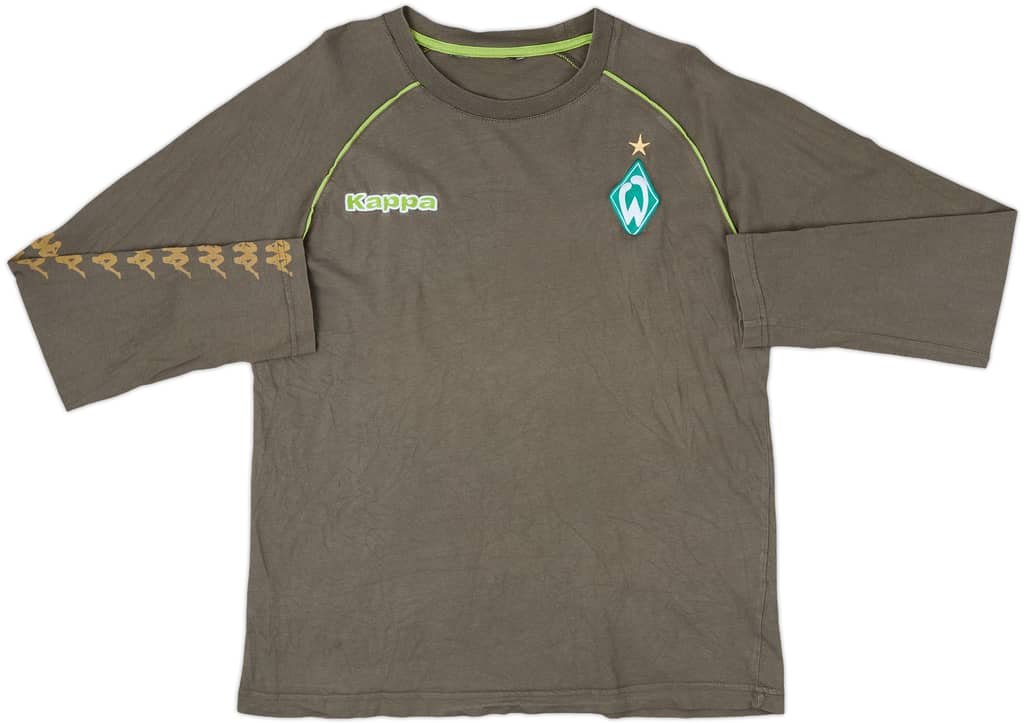 2008-09 Werder Bremen Kappa Training L/S Shirt - 8/10 - (XL.Boys)