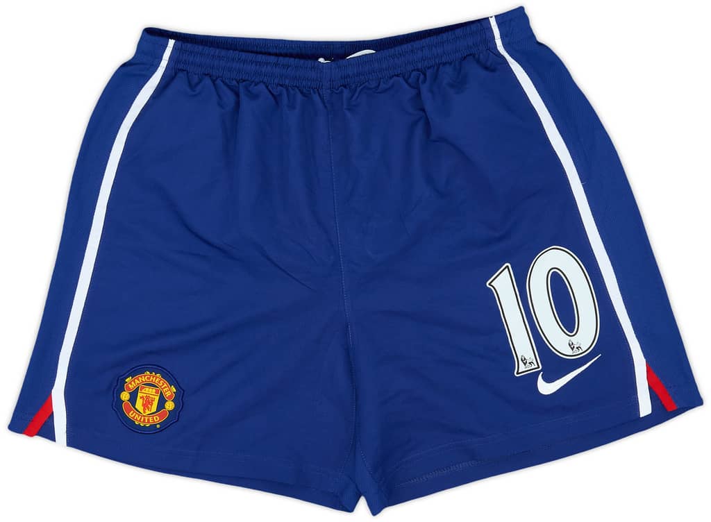 2008-09 Manchester United Away Shorts #10 (Rooney) - 9/10 - (XL.Boys)