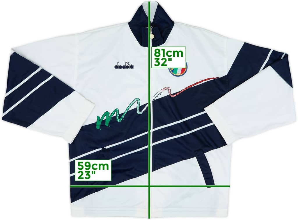1990 Italy Diadora Track Jacket - 8/10 - (XL)