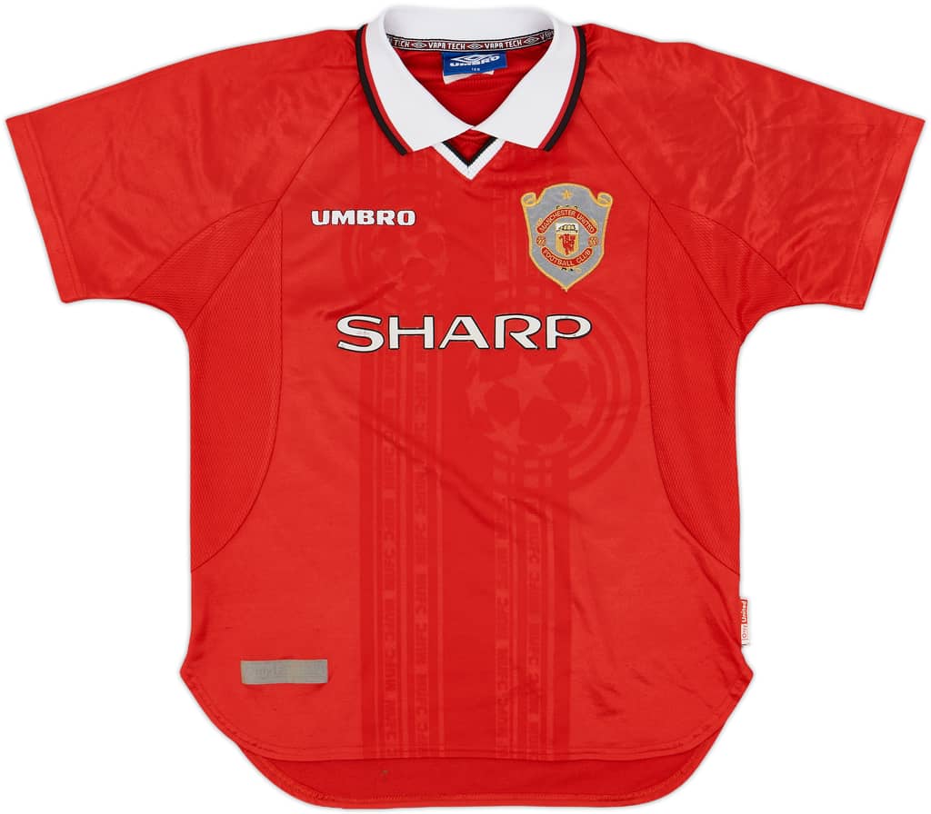 1997-00 Manchester United CL Shirt - 7/10 - (L.Boys)