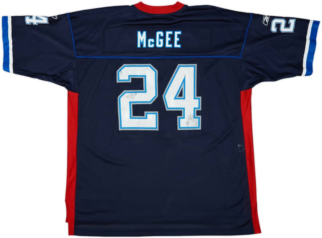 2007 Buffalo Bills McGee #24 Reebok On Field Home Jersey - 5/10 - (XXL)