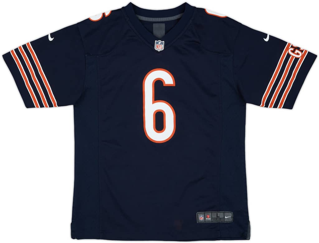 2012-16 Chicago Bears Cutler #6 Nike Game Home Jersey - 7/10 - (L.Boys)