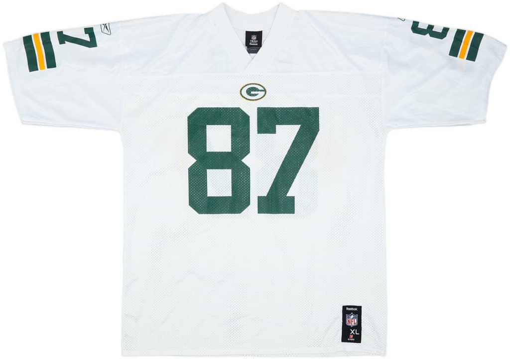 2008-11 Green Bay Packers Nelson #87 Reebok Replica Away Jersey - 6/10 - (XL)