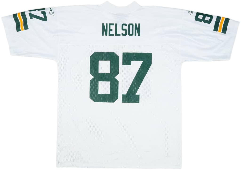 2008-11 Green Bay Packers Nelson #87 Reebok Replica Away Jersey - 6/10 - (XL)