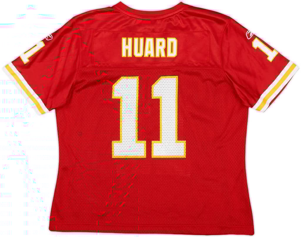 2007 Kansas City Chiefs Huard #11 Reebok On Field Home Jersey Womens - 9/10 - (L)
