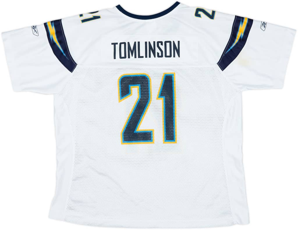 2007 San Diego Chargers Tomlinson #21 Reebok On Field Away Jersey Womens - 6/10 - (XXL)