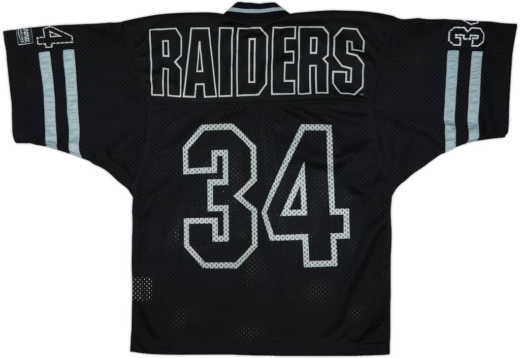 1991 Los Angeles Raiders #34 Campri Teamline Jersey - 9/10 - (S)