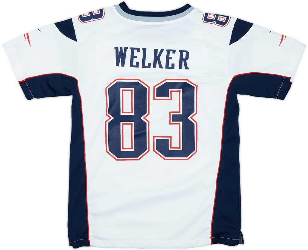 2012 New England Patriots Welker #83 Nike Game Away Jersey - 8/10 - (M.Boys)