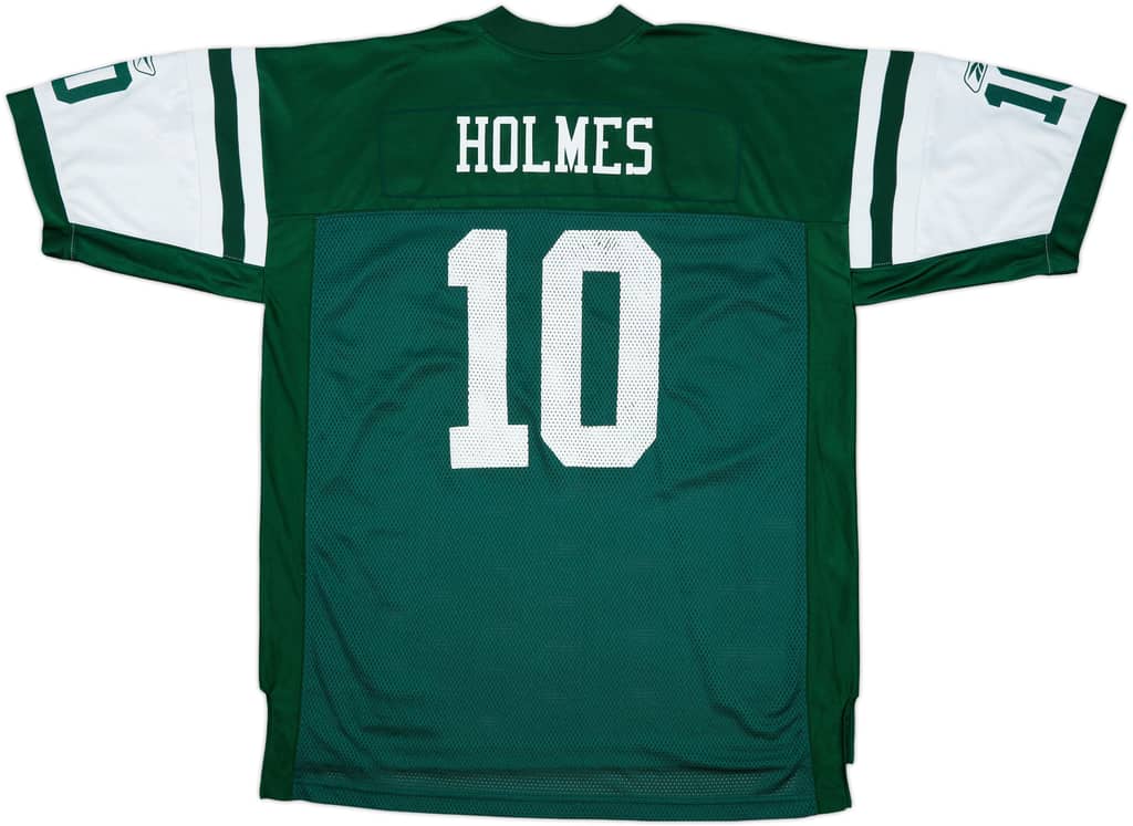 2010-11 New York Jets Holmes #10 Reebok On Field Home Jersey - 6/10 - (XXL)