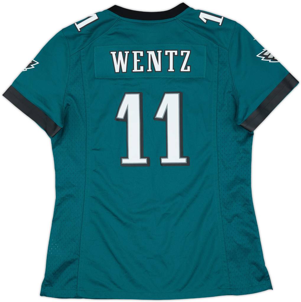 2016-20 Philadelphia Eagles Wentz #11 Nike Game Home Jersey Womens - 6/10 - (M)