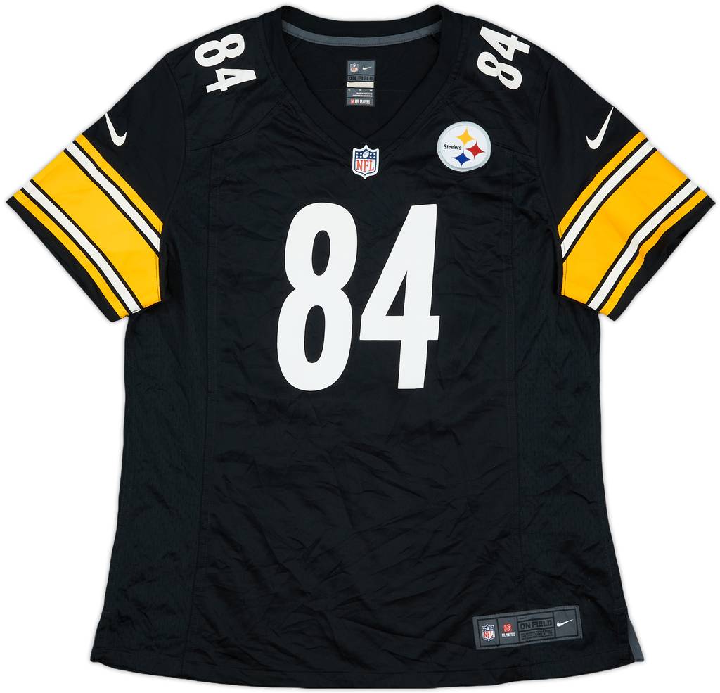 2012-18 Pittsburgh Steelers Brown #84 Nike Game Home Jersey Womens - 9/10 - (XL)