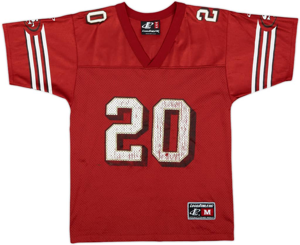 1997-99 San Francisco 49ers Hearst #20 Logo Athletic Home Jersey - 6/10 - (M.Boys)