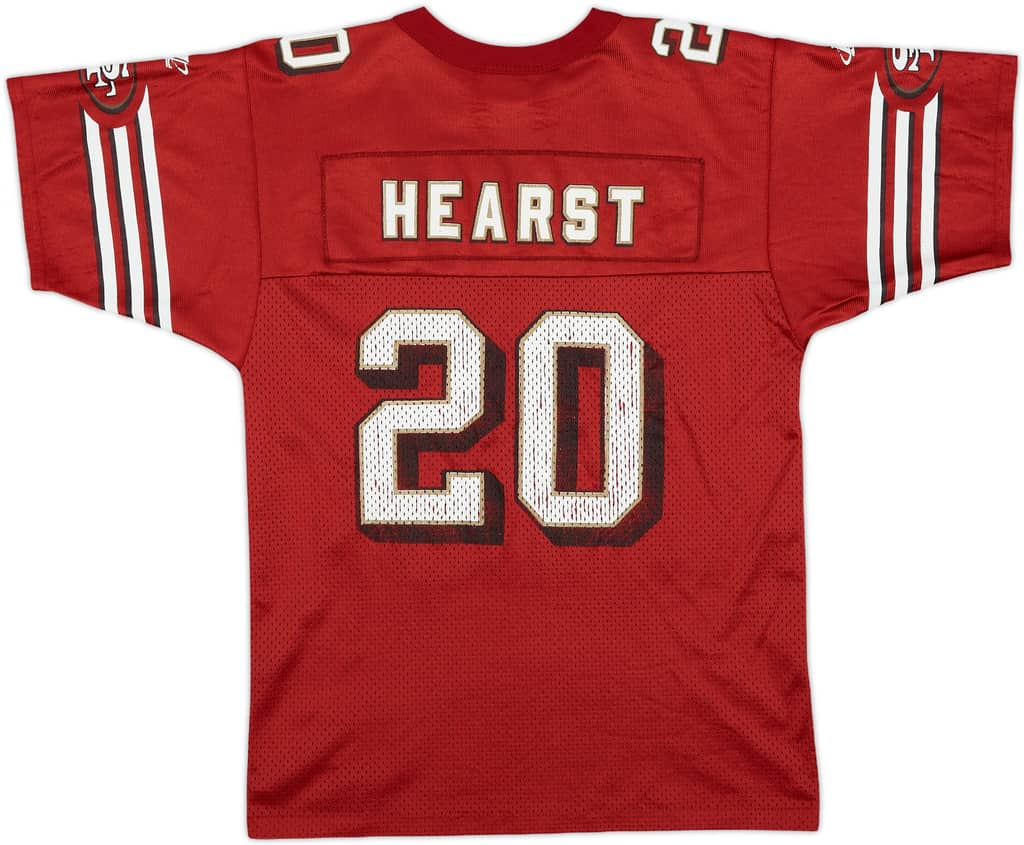 1997-99 San Francisco 49ers Hearst #20 Logo Athletic Home Jersey - 6/10 - (M.Boys)