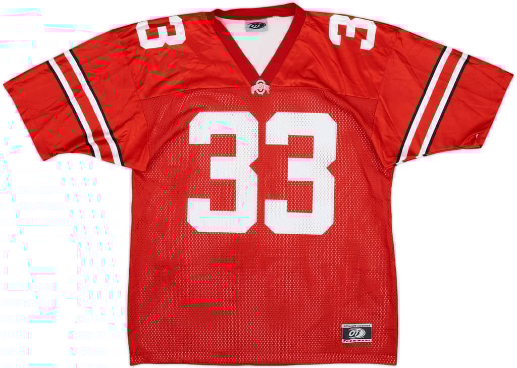 2006-08 Ohio State Buckeyes Gantz #33 Official Teamwear Home Jersey - 8/10 - (L)
