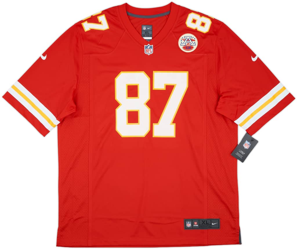 2013-24 Kansas City Chiefs Kelce #87 Nike Game Home Jersey (XL)