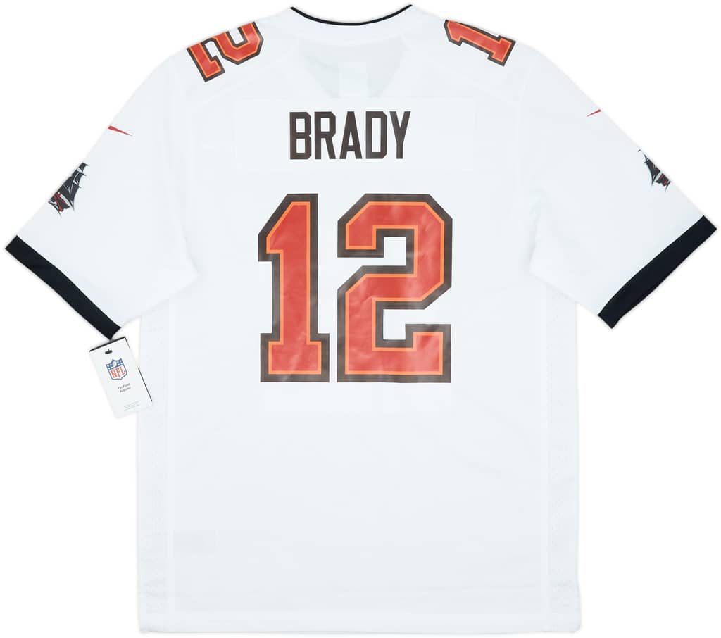 2020-22 Tampa Bay Buccaneers Brady #12 Nike Game Away Jersey (M)