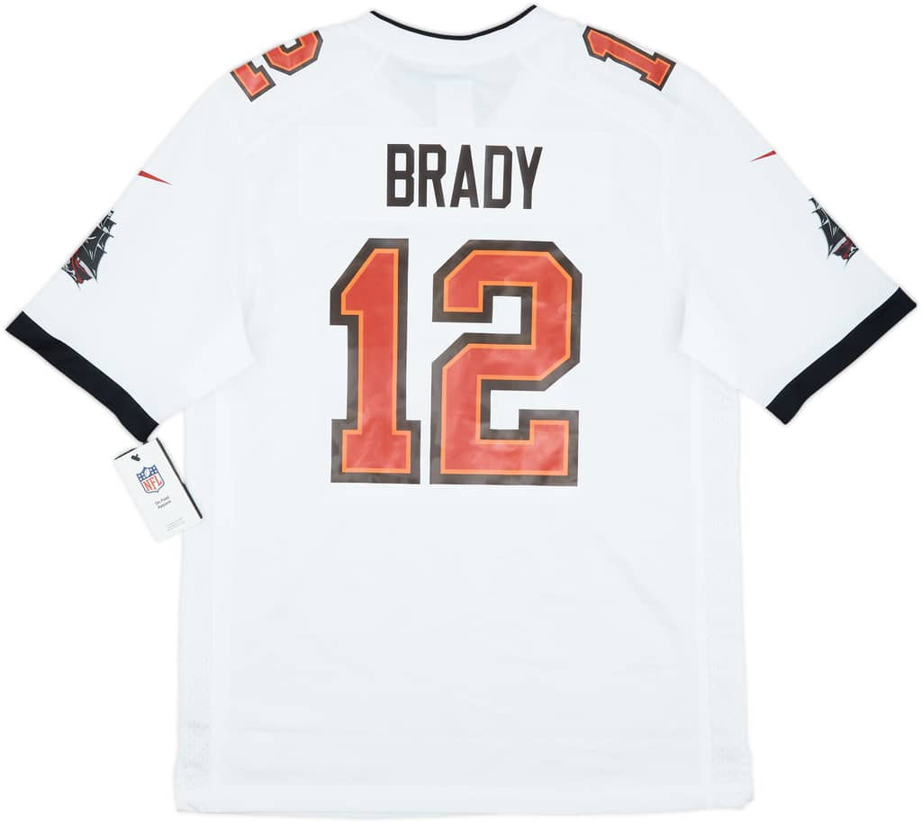 2020-22 Tampa Bay Buccaneers Brady #12 Nike Game Away Jersey (M)