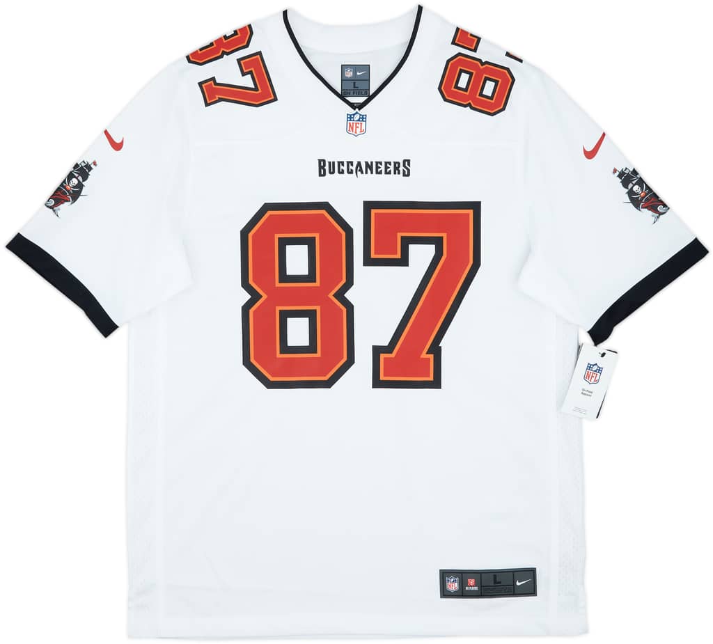2020-21 Tampa Bay Buccaneers Gronkowski #87 Nike Game Away Jersey (L)