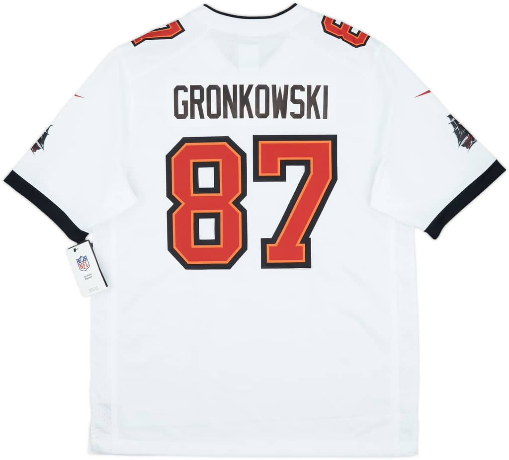 2020-21 Tampa Bay Buccaneers Gronkowski #87 Nike Game Away Jersey (L)