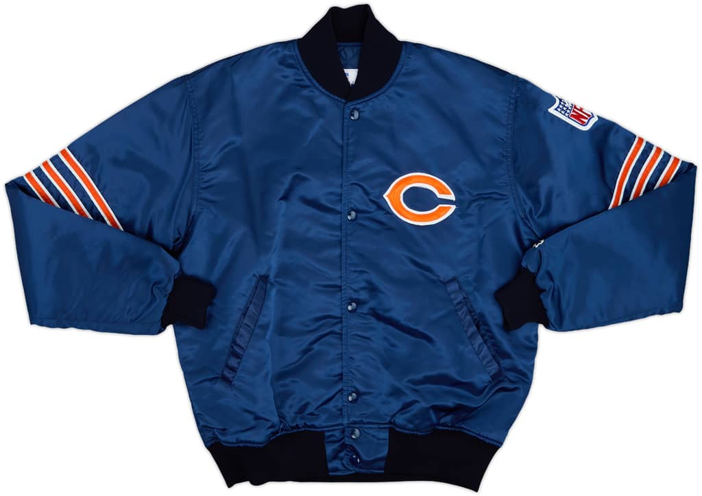 1980s Chicago Bears Starter Satin Varsity Jacket - 9/10 - (M)