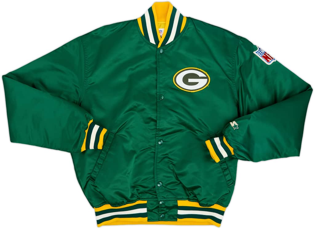 1980s Green Bay Packers Starter Satin Varsity Jacket - 8/10 - (L)