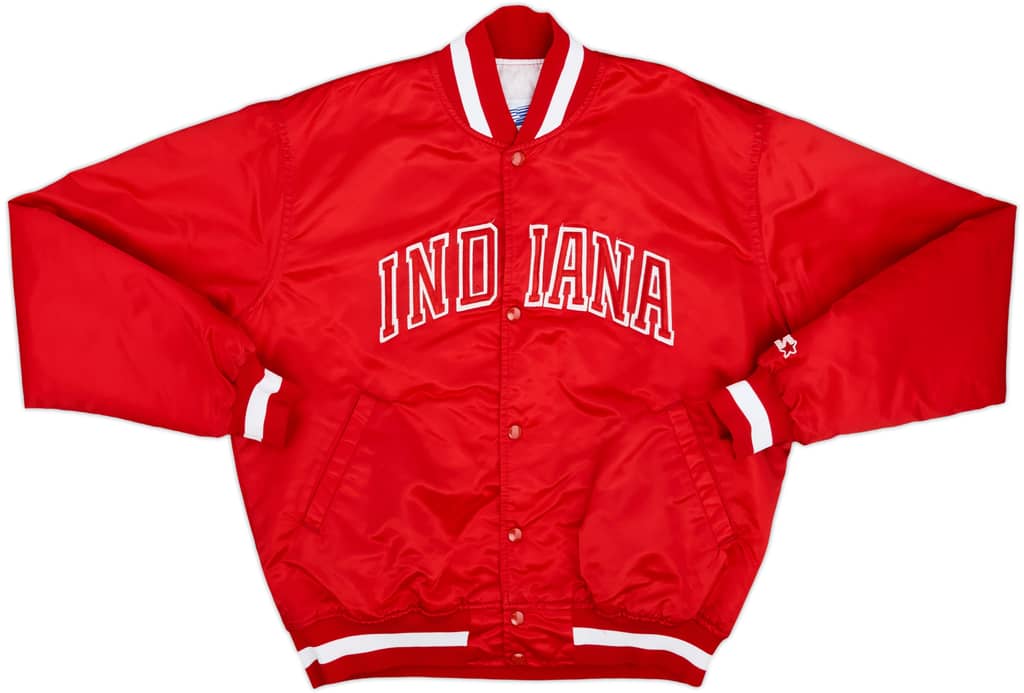 1980s Indiana Hoosiers Starter Satin Varsity Jacket - 9/10 - (L)