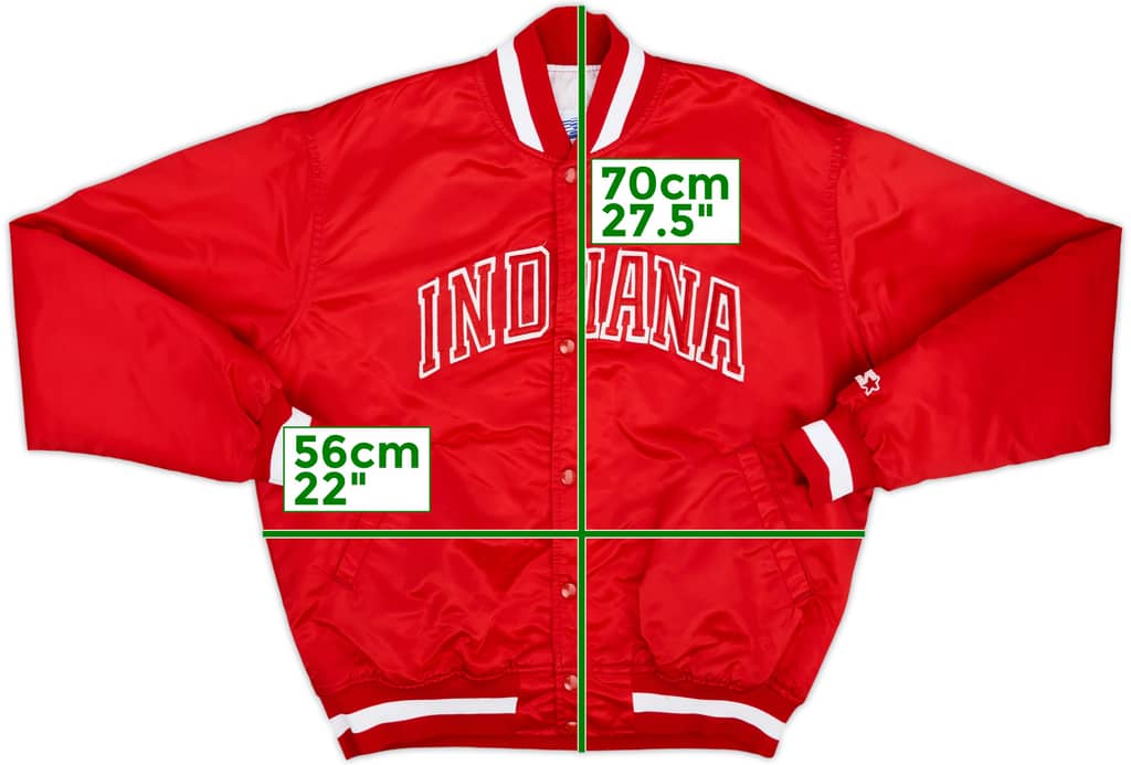 1980s Indiana Hoosiers Starter Satin Varsity Jacket - 9/10 - (L)