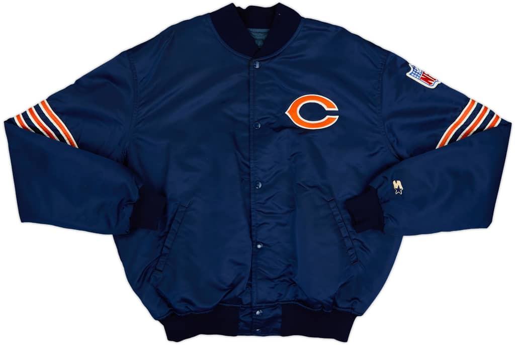 1980s Chicago Bears Starter Satin Varsity Jacket - 9/10 - (XL)