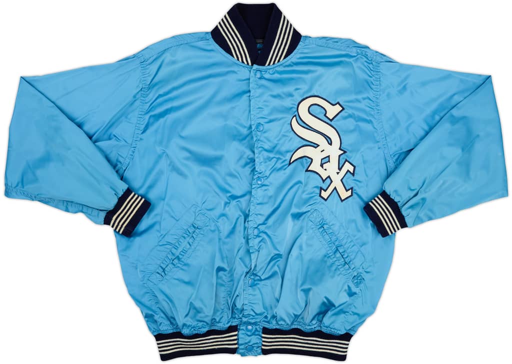 1980s Chicago White Sox Wilson Satin Varsity Jacket - 7/10 - (XL)