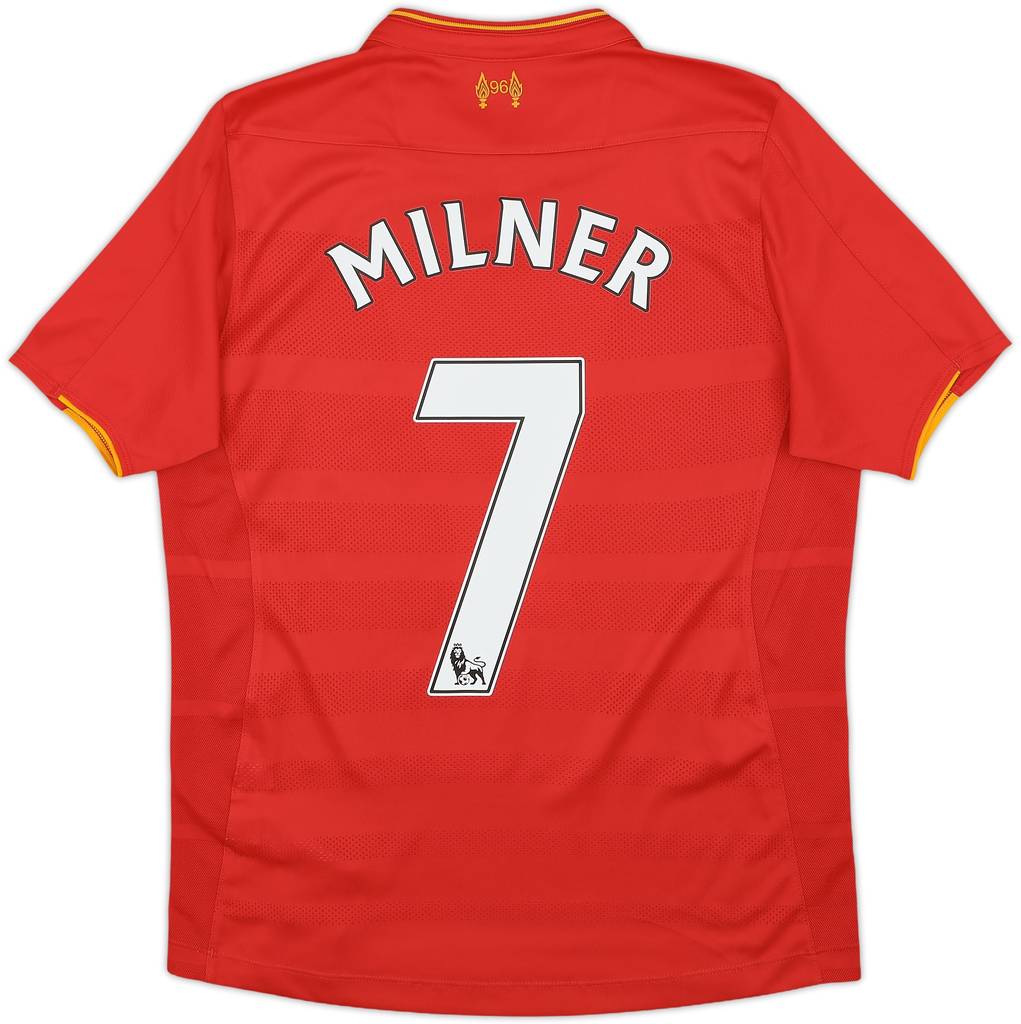 2016-17 Liverpool Home Shirt Milner #7 - 9/10 - (XL.Boys)