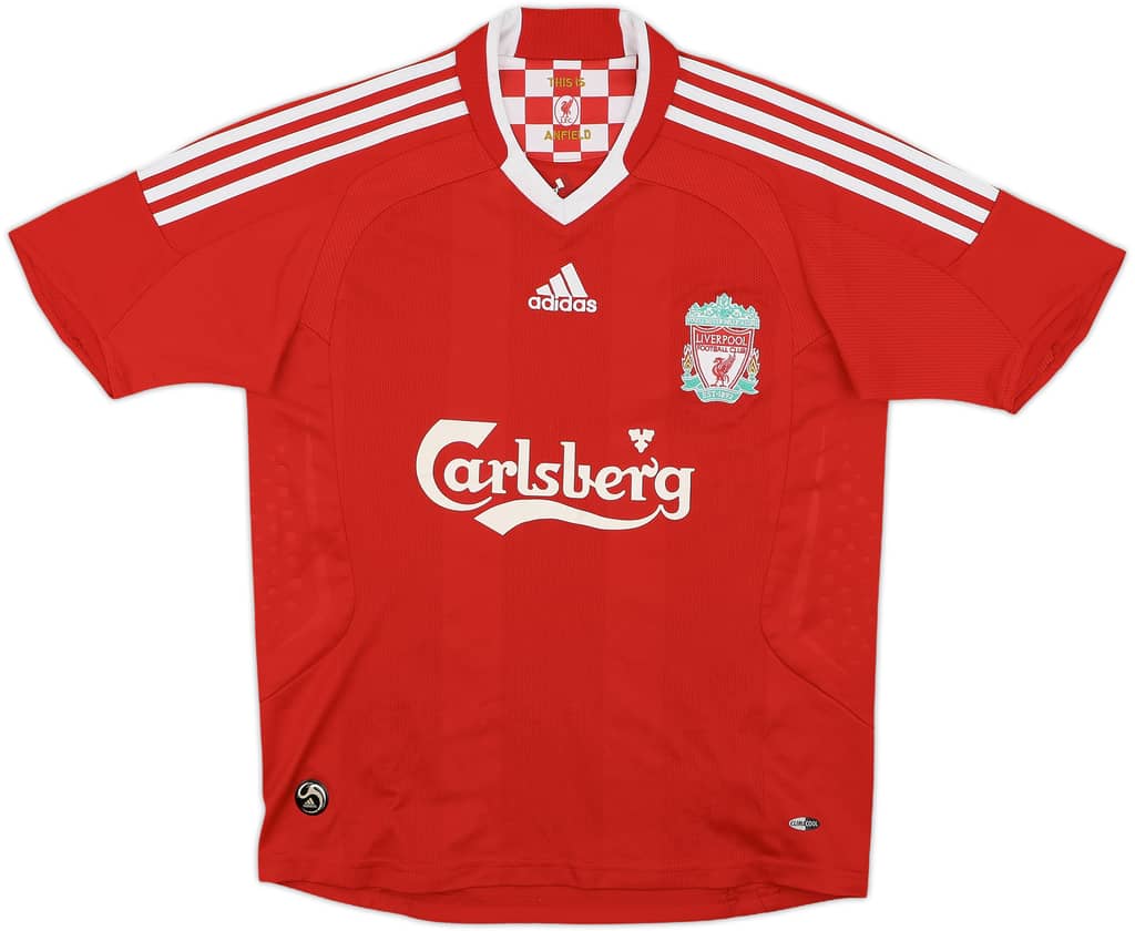 2008-10 Liverpool Home Shirt Torres #9 - 5/10 - (L.Boys)