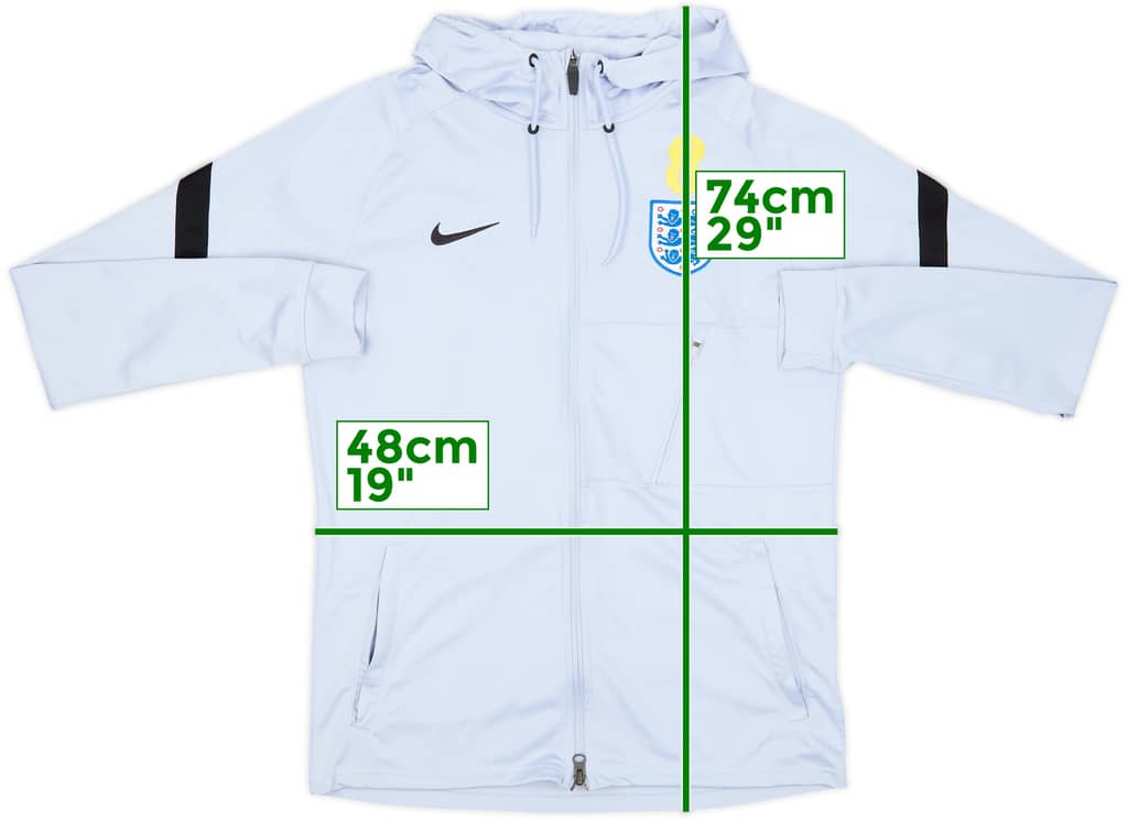2022-23 England Nike Hooded Track Jacket - 8/10 - (L)