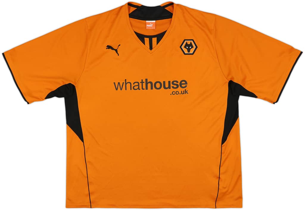 2013-14 Wolves Home Shirt - 8/10 - (4XL)