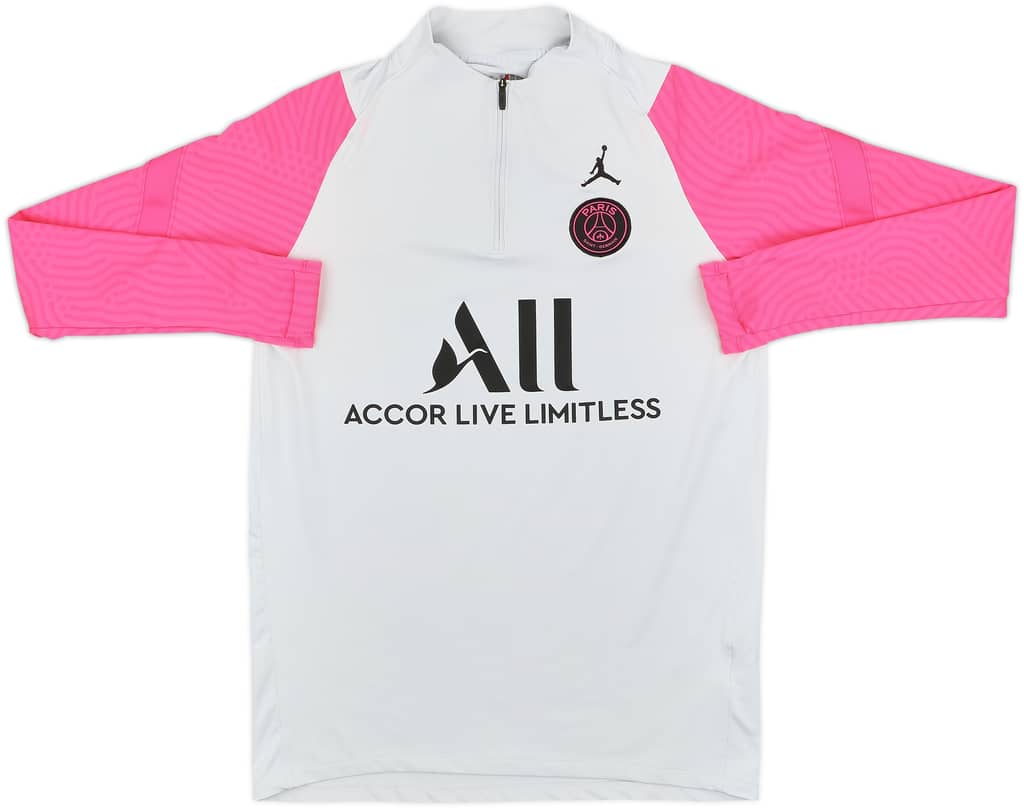2020-21 Paris Saint-Germain x Air Jordan 1/4 Zip Training Top - 7/10 - (M)