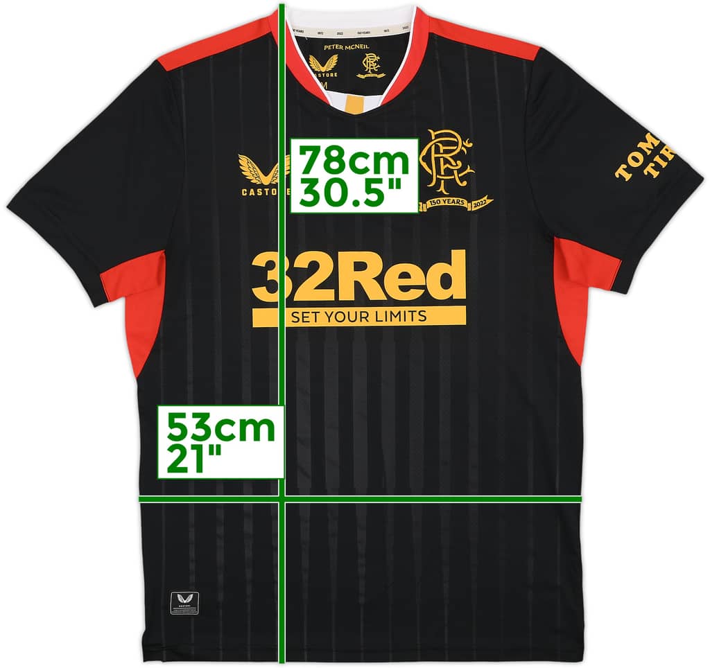 2021-22 Rangers '150 Years Anniversary' Away Shirt - 9/10 - (M)