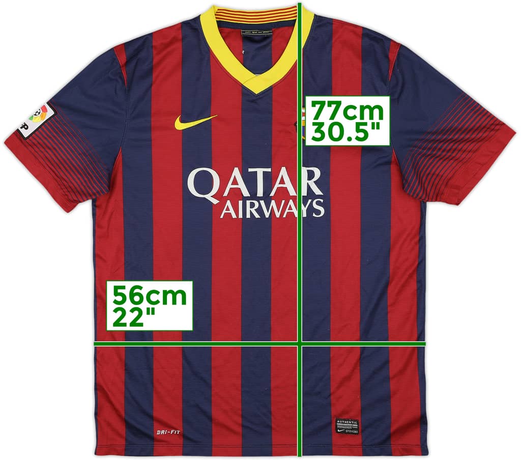 2013-14 Barcelona Home Shirt - 5/10 - (M)