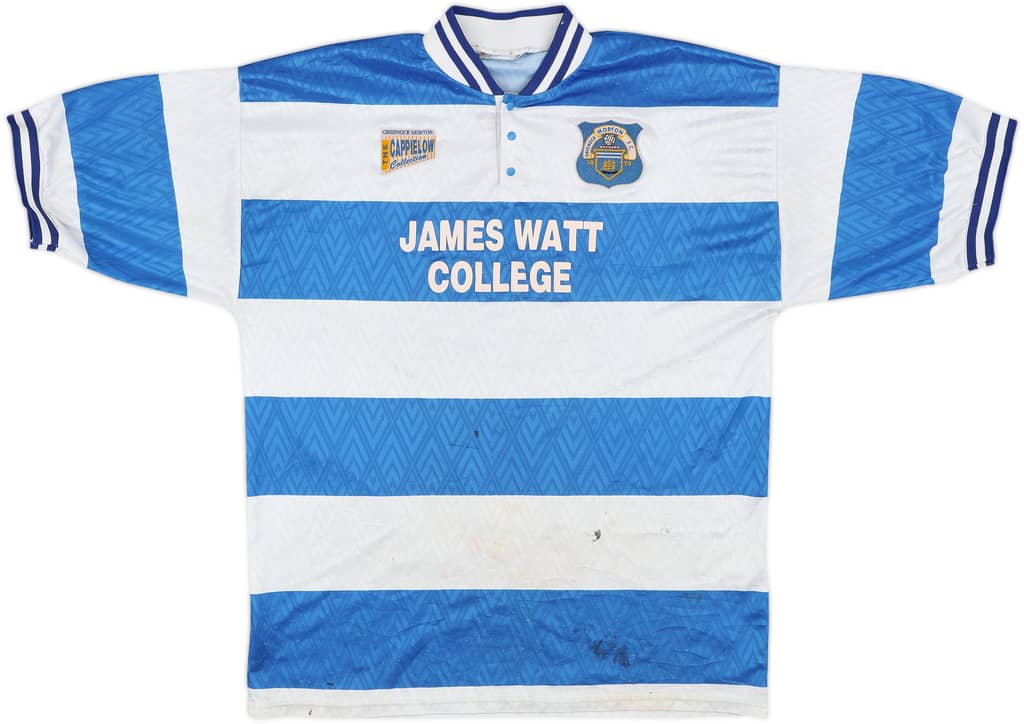 1996-97 Greenock Morton Home Shirt - 5/10 - (L)