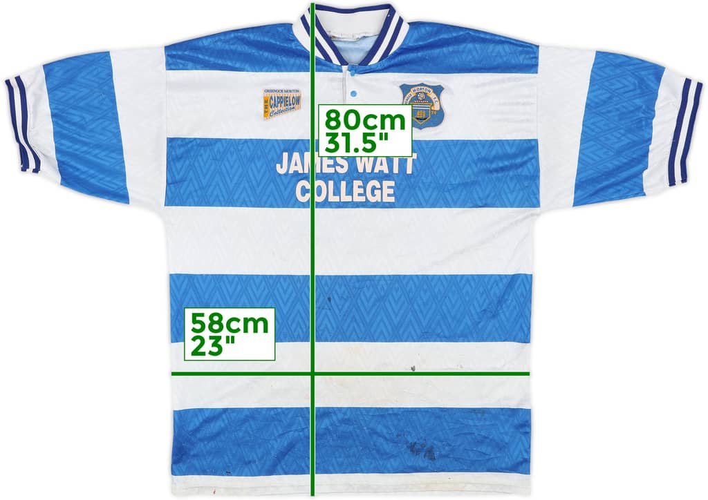 1996-97 Greenock Morton Home Shirt - 5/10 - (L)