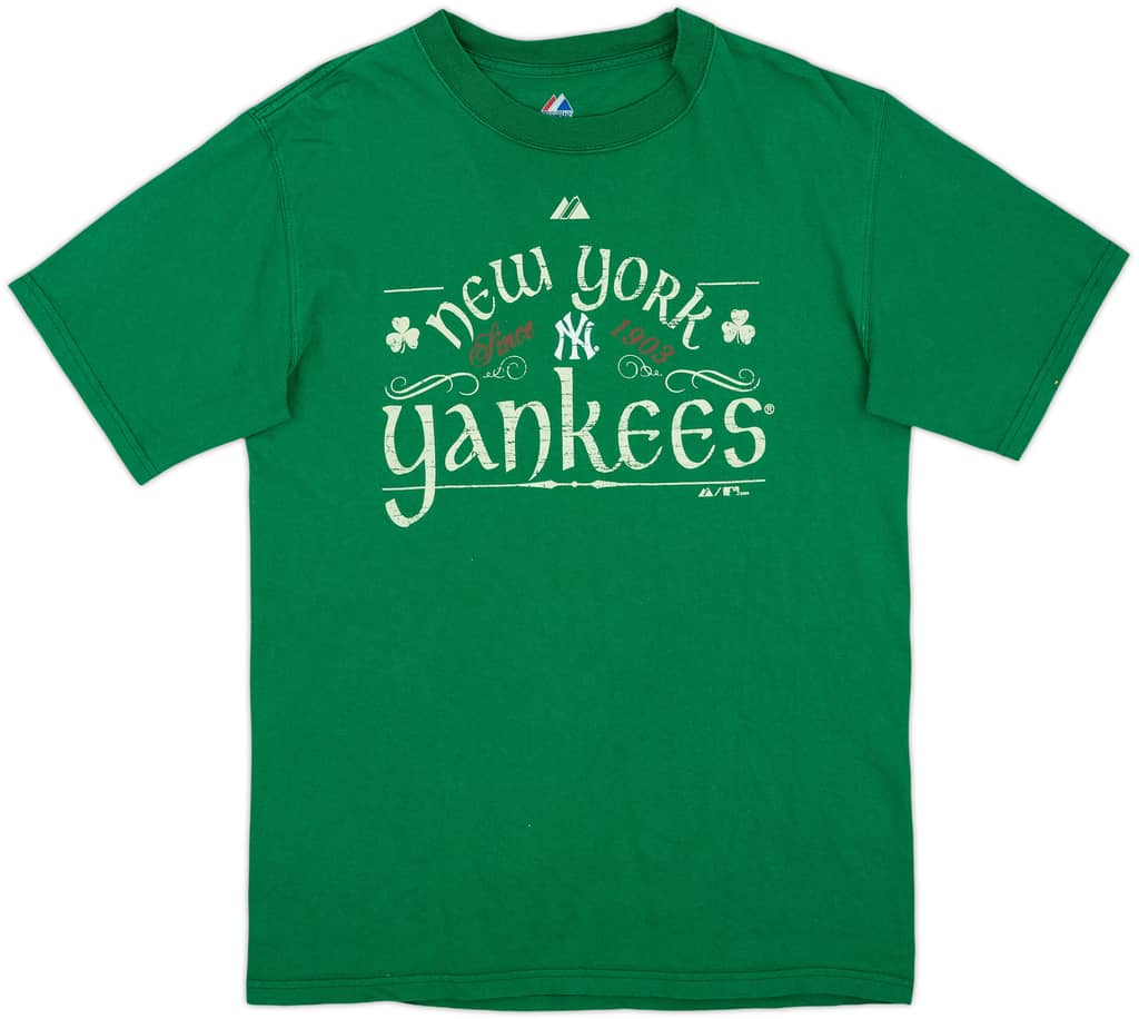 2009 New York Yankees Majestic Tee - 7/10 - (M)