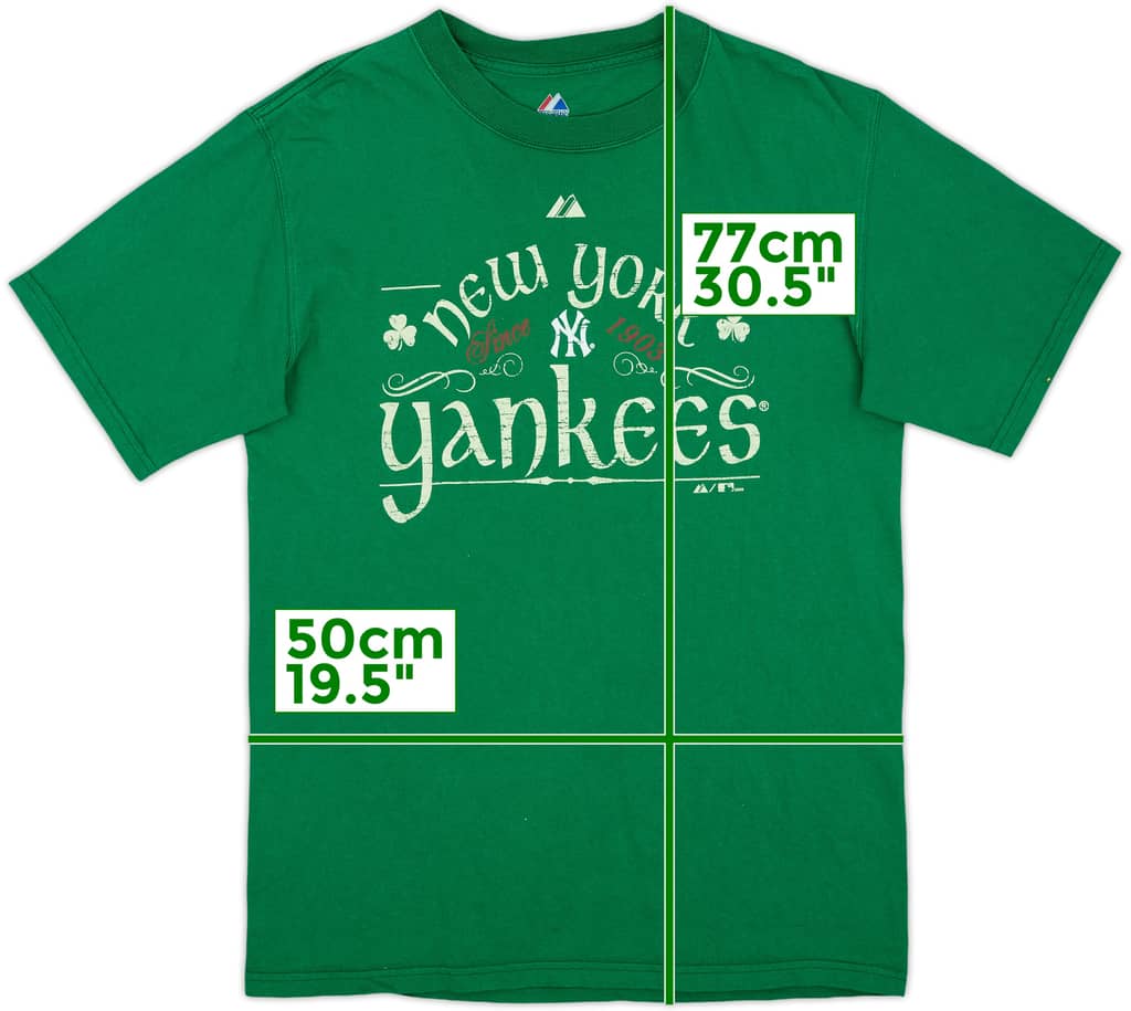 2009 New York Yankees Majestic Tee - 7/10 - (M)