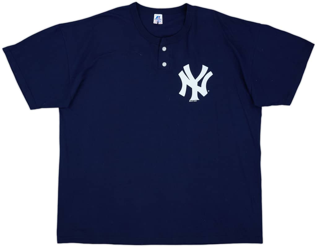 2000 New York Yankees Russell Athletic Tee - 9/10 - (XXL)